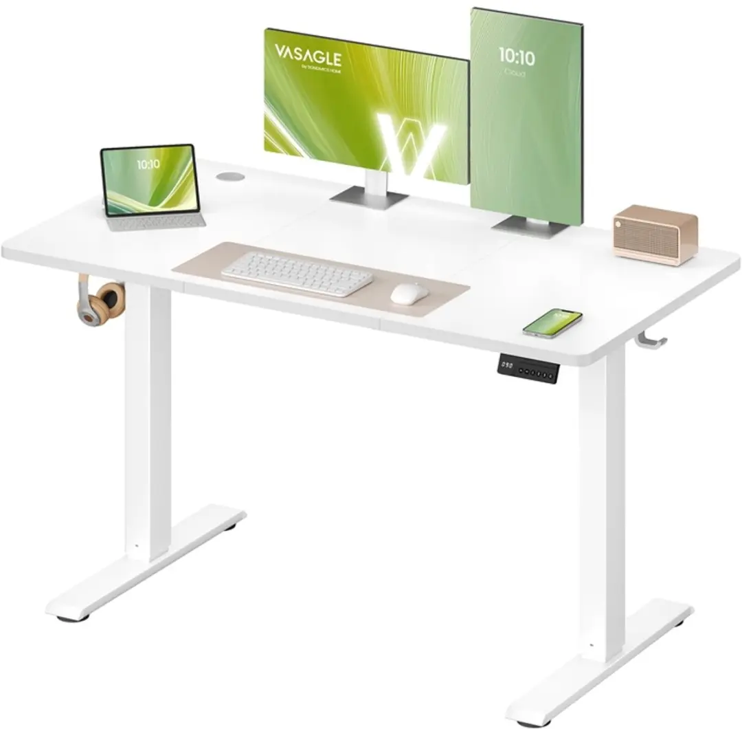 Songmics LSD312WZ03 In hoogte verstelbaar bureau