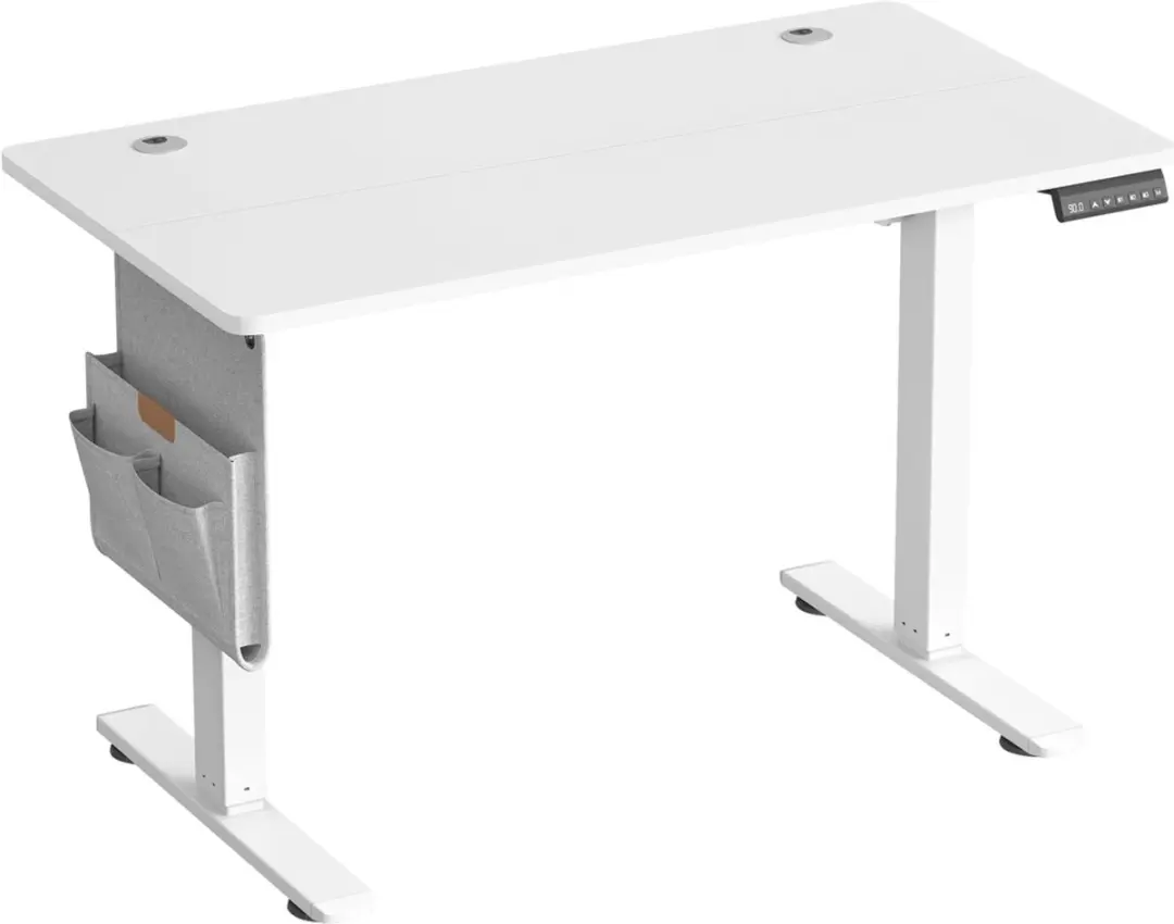Songmics Gloria Bureau - 100x60cm - Mat Wit - afbeelding 6 van 6
