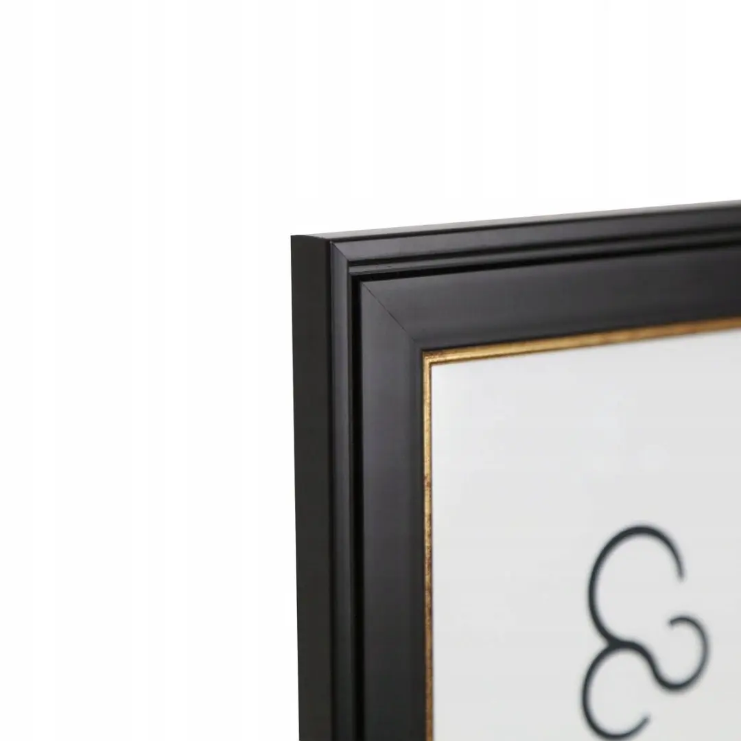 Merkloze Fotolijst Zwart/Goud 10x15 cm