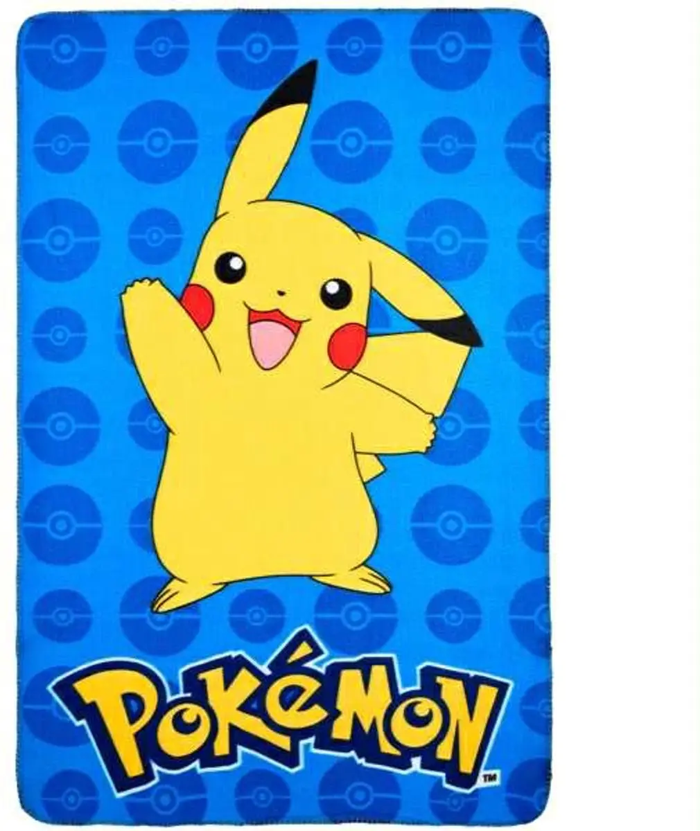 Pokémon Pikachu fleece deken 100 x 150 cm