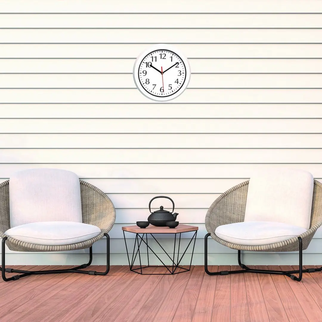 TFA Dostmann 60.3542.02 Wandklok 30cm Wit - afbeelding 2 van 3