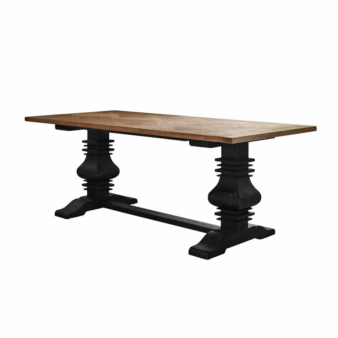 Loberon Quillancourt Tafel - 6 Personen - Bruin - afbeelding 4 van 6