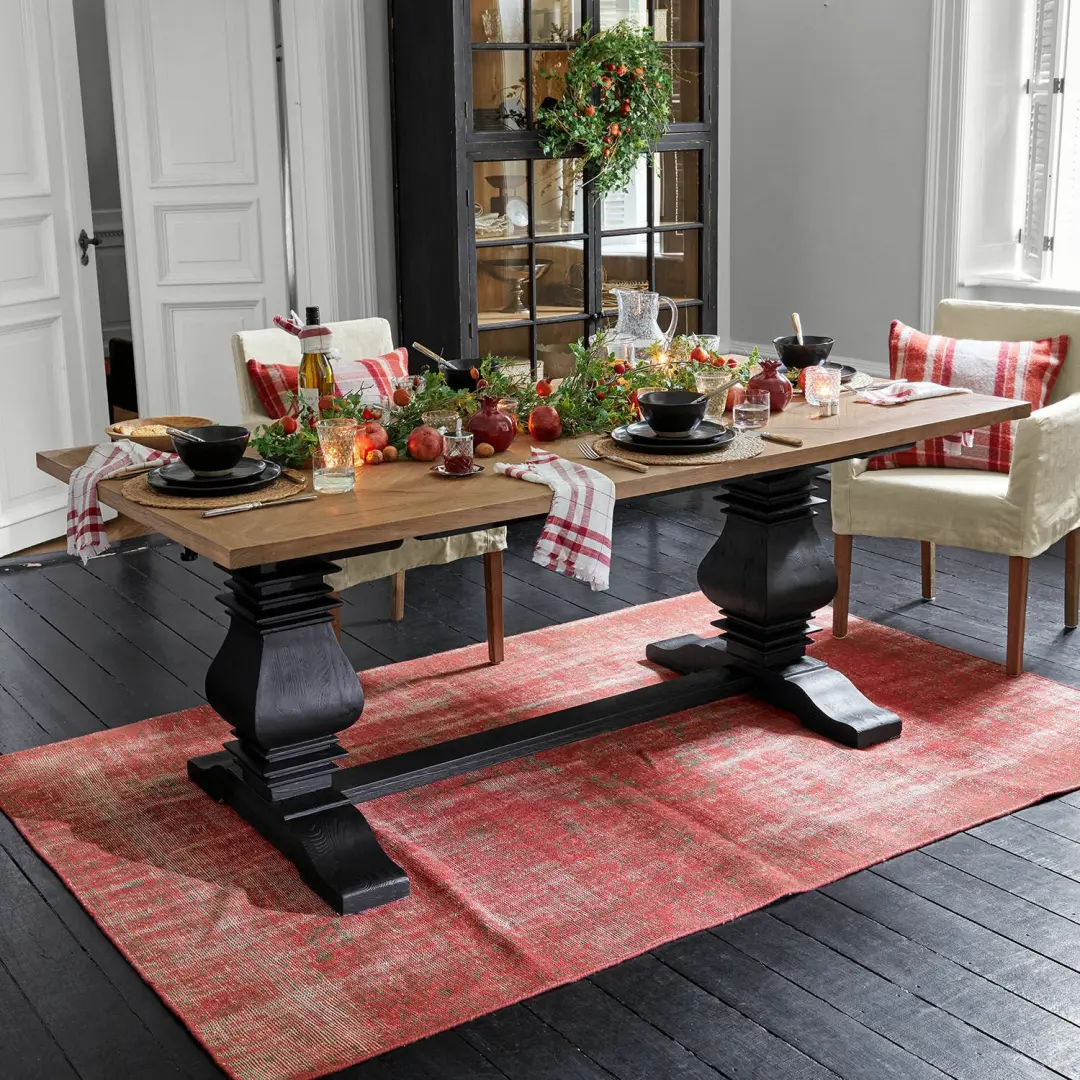 Loberon Quillancourt Tafel - 6 Personen - Bruin - afbeelding 5 van 6
