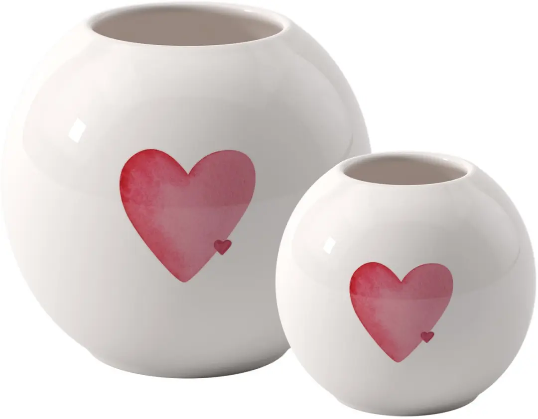 Vasen-Set With Love Set van 2