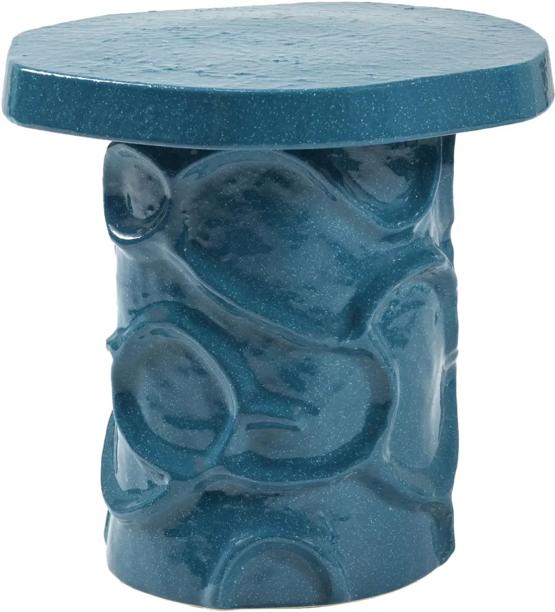 Serax Marie Michielssen Mena 07 Bijzettafel Pawn Blauw Diameter 35-39cm H40cm