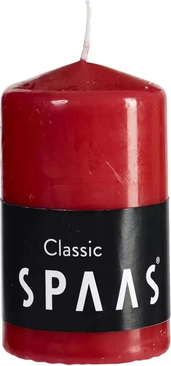 Spaas Cylinder Ø6cm x 10cm Rood - afbeelding 2 van 2