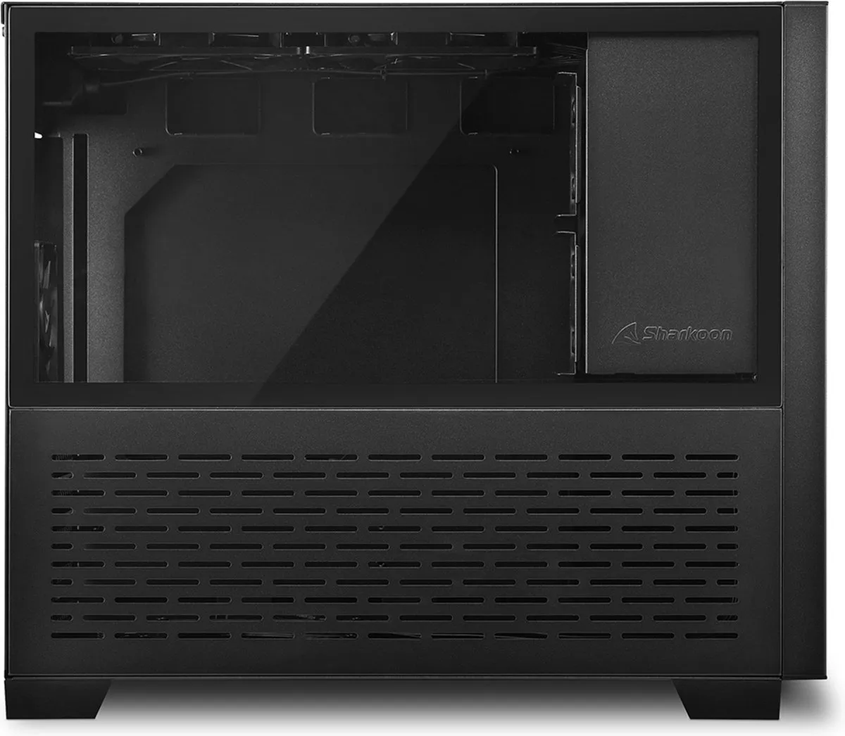 Sharkoon 4044951035076 ATX Box - 4 Ventilatoren - Zwart