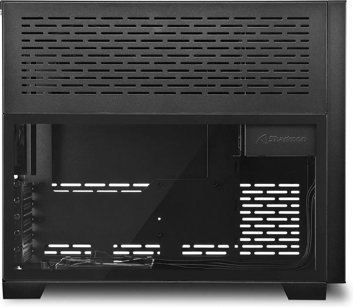Sharkoon 4044951035076 ATX Box - 4 Ventilatoren - Zwart