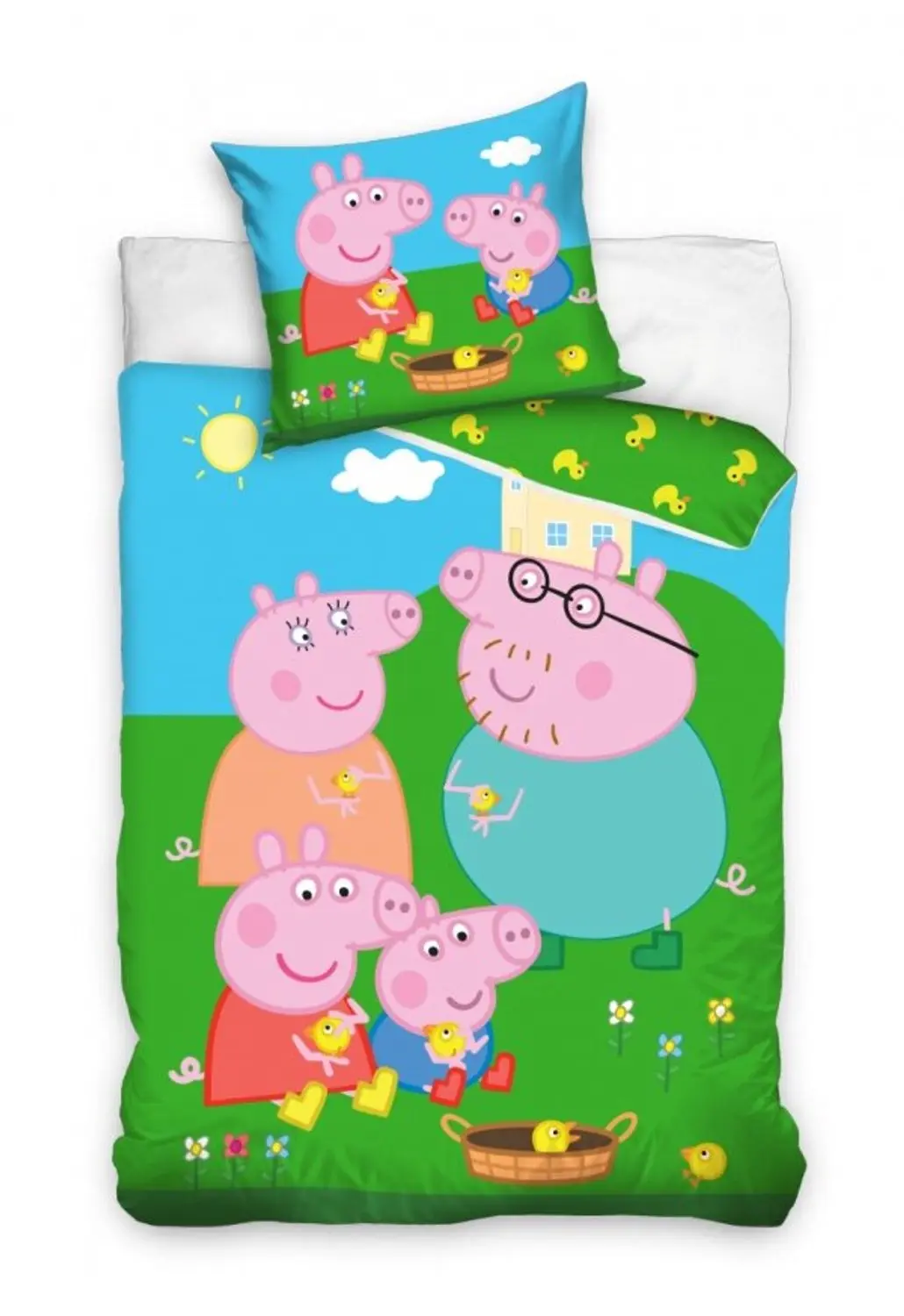 Peppa Pig dekbedovertrek 140 x 200 cm