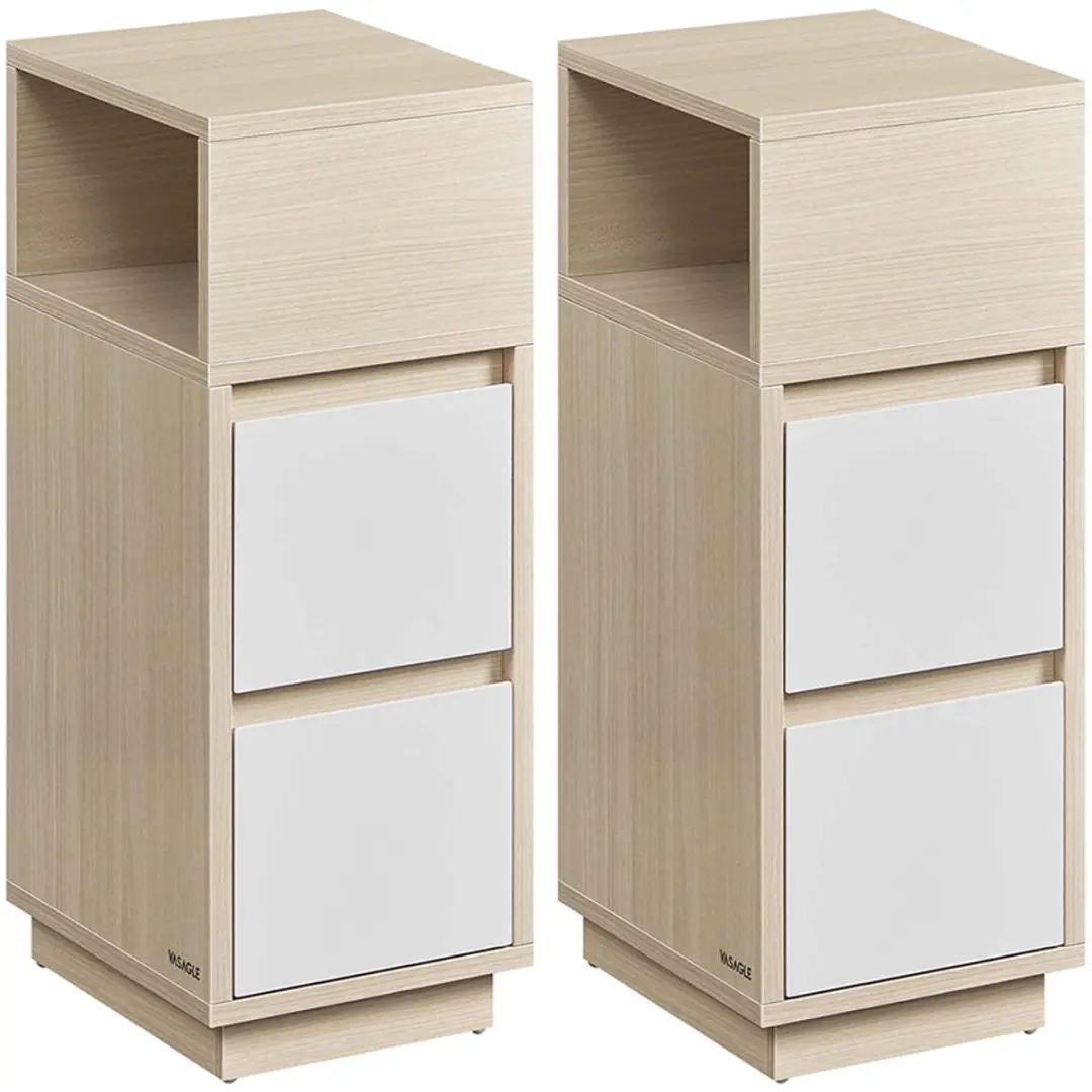 Set van 2 smalle bijzettafels