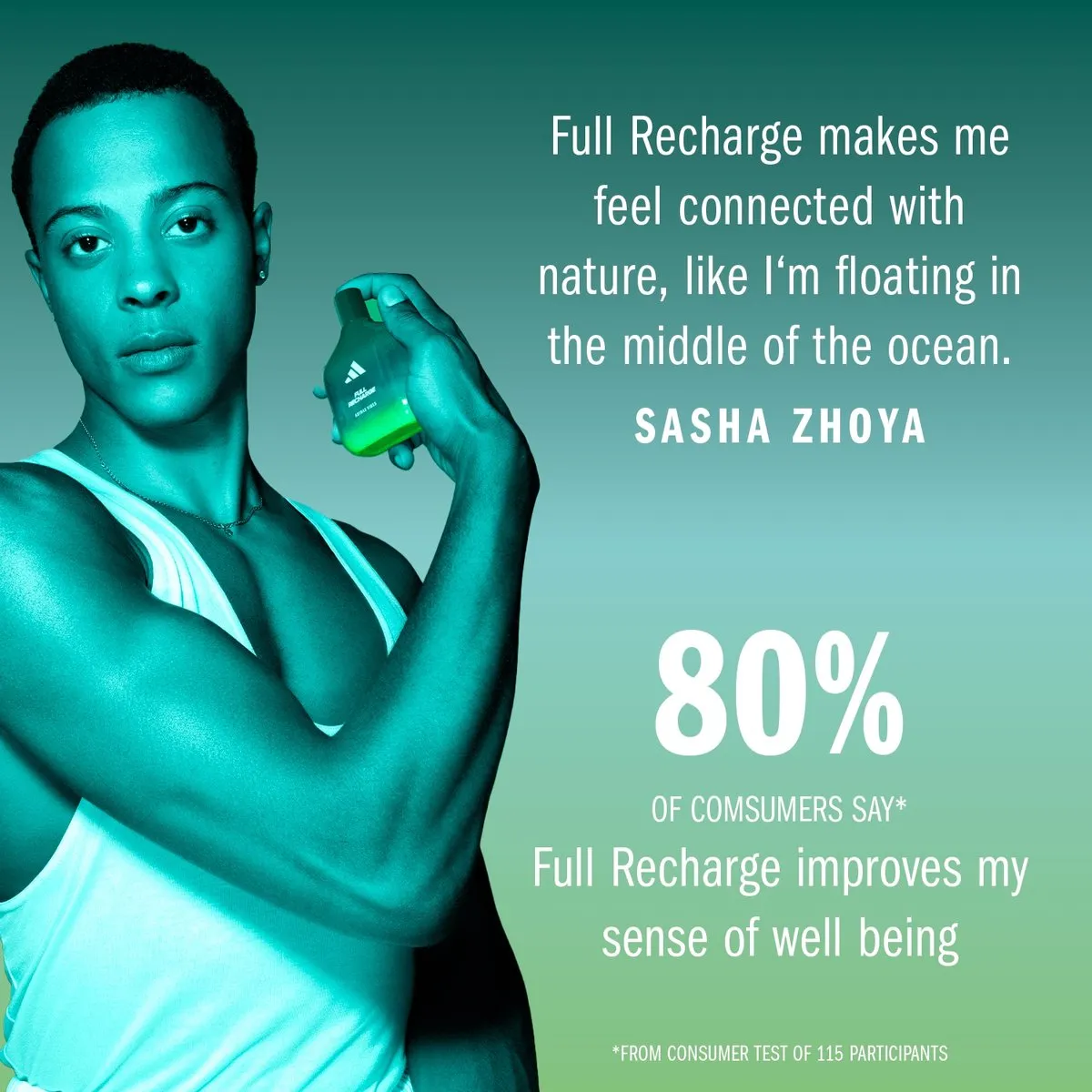 adidas Vibes Full Recharge Eau de Parfum 100ml