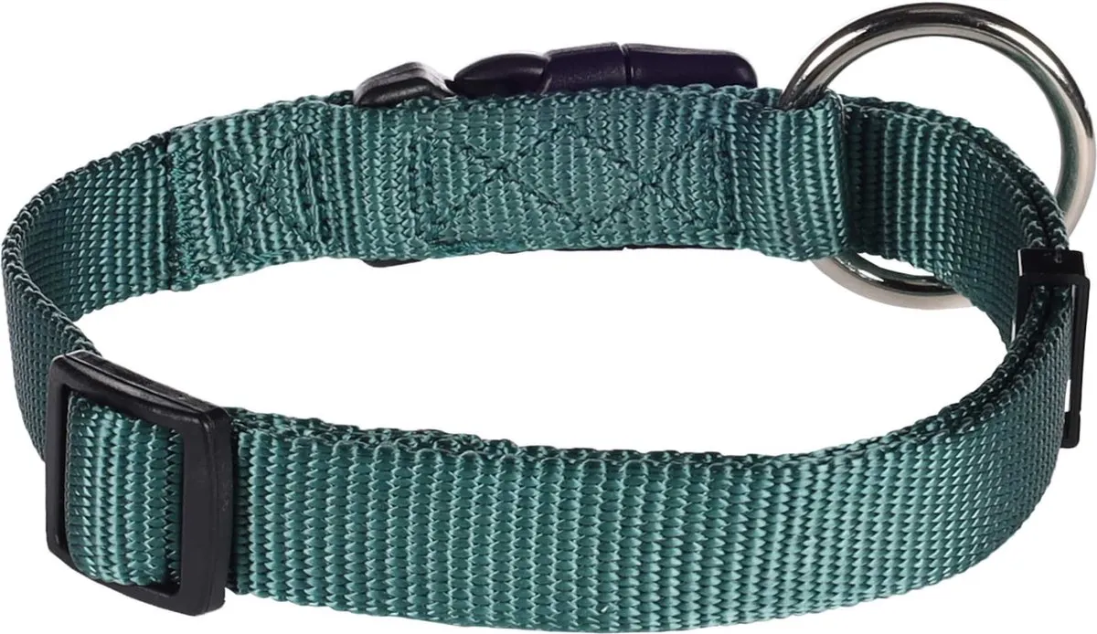Flamingo Ziggi Halsband - Donkergroen M 40-55cm