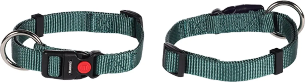 Flamingo Ziggi Halsband - Donkergroen M 40-55cm