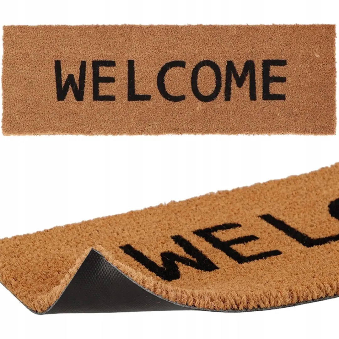 Merkloos Markless Deurmat Welcome Kokosvezel 25x75 cm