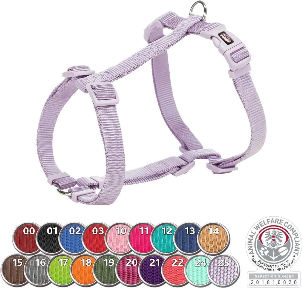 Trixie Premium Hondentuig H Royal Zwart - 20-32cm - afbeelding 2 van 4