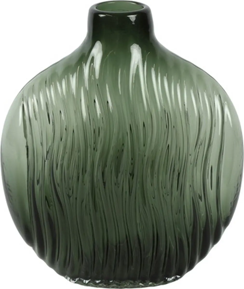Countryfield Fles Royal-Ann glas L26B12H30CM donker groen