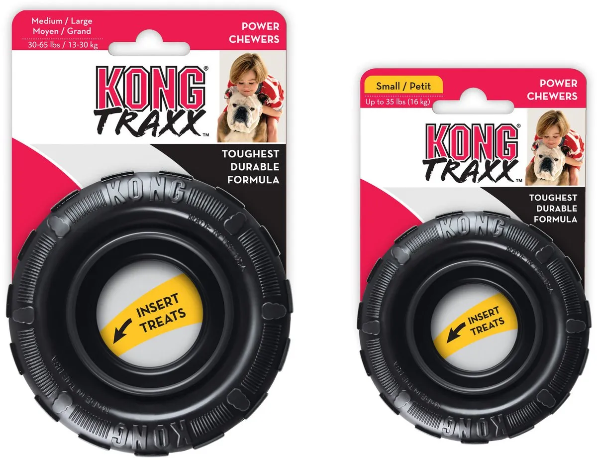 KONG Traxx Small - Zwart