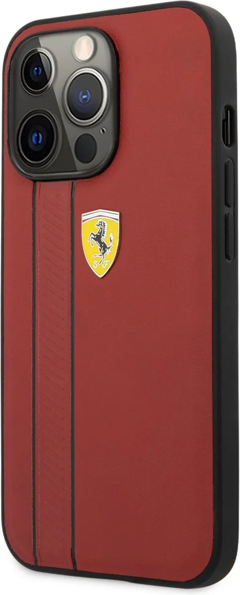 Ferrari Telefoonhoesje iPhone 13 Pro Max - Rood - MagSafe