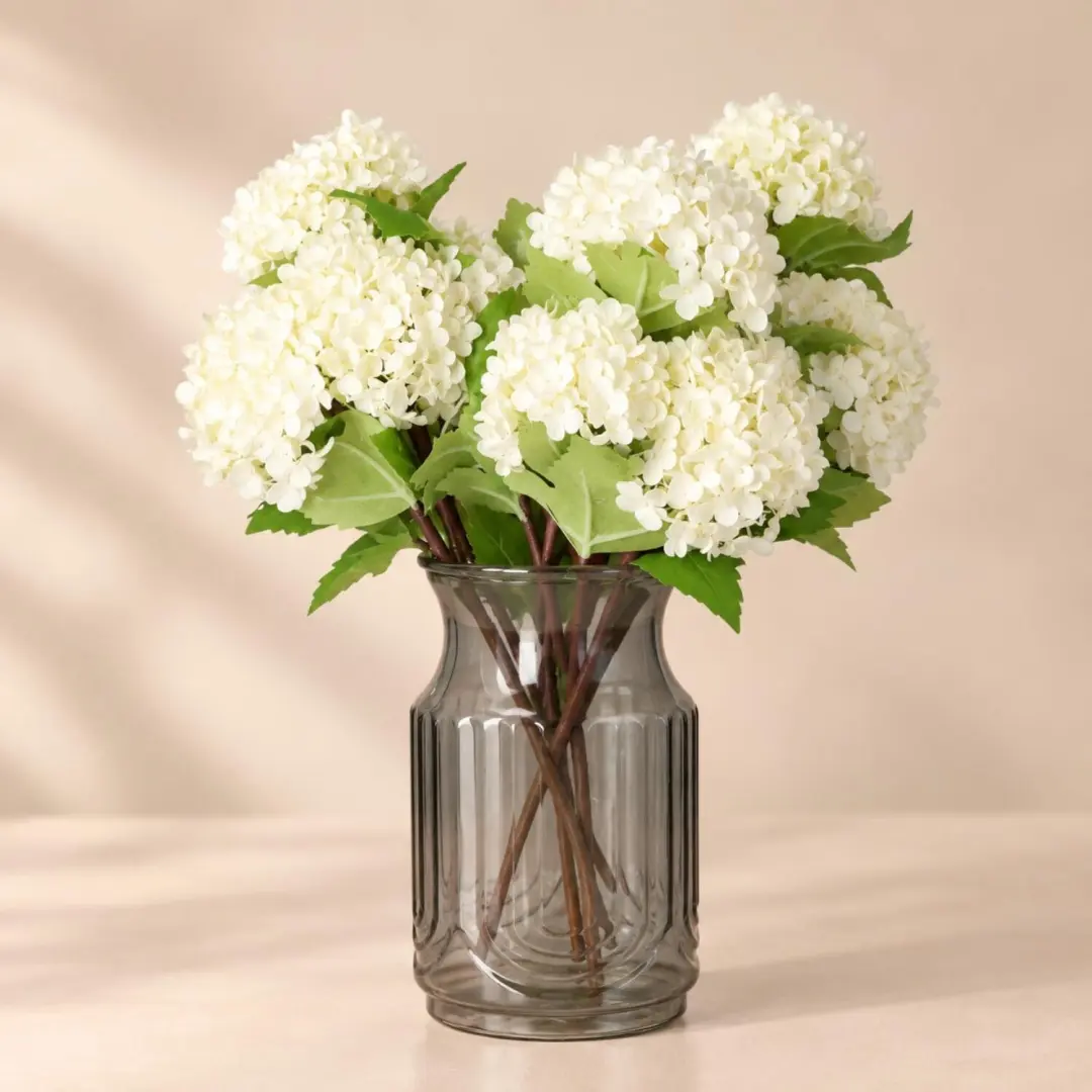 Bellatio Design Kunstbloem Viburnum / sneeuwbal