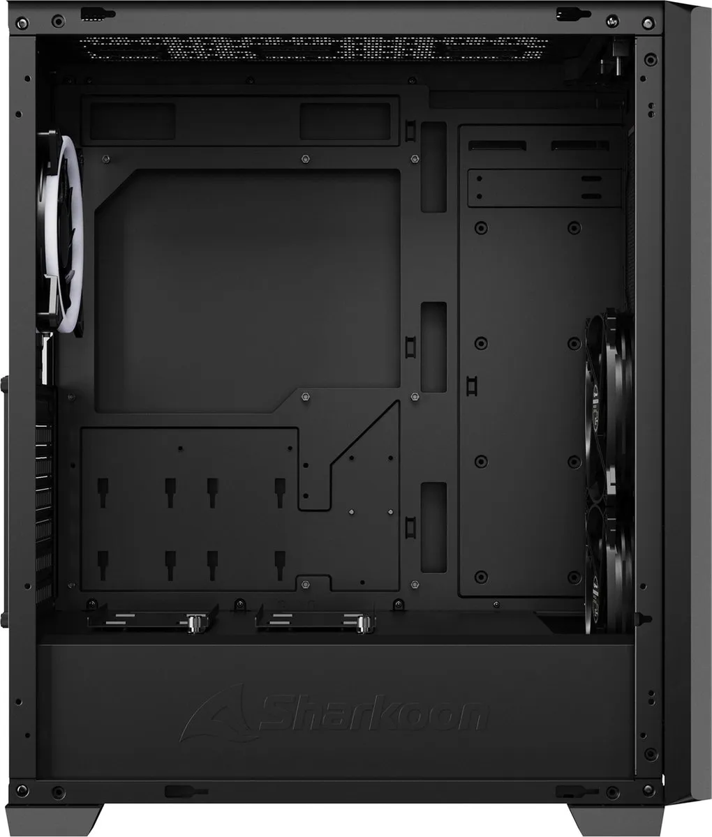 Sharkoon VS9 RGB Towermodel ATX - Zwart - afbeelding 6 van 6