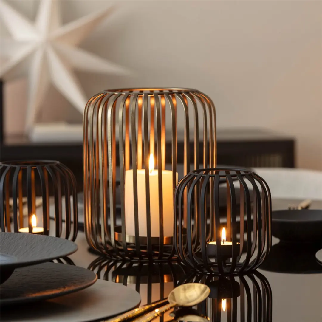 Villeroy & Boch Christmas Chic Windlicht 12,5 cm - Zwart - afbeelding 4 van 4