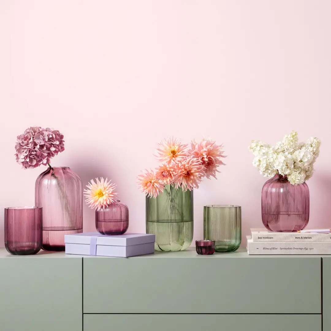 Villeroy & Boch Fleur Vaas 28cm - 4l - Pink - afbeelding 4 van 5