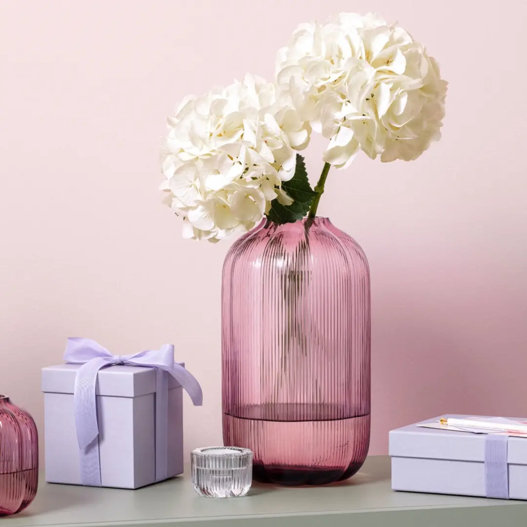 Villeroy & Boch Fleur Vaas 28cm - 4l - Pink - afbeelding 2 van 5