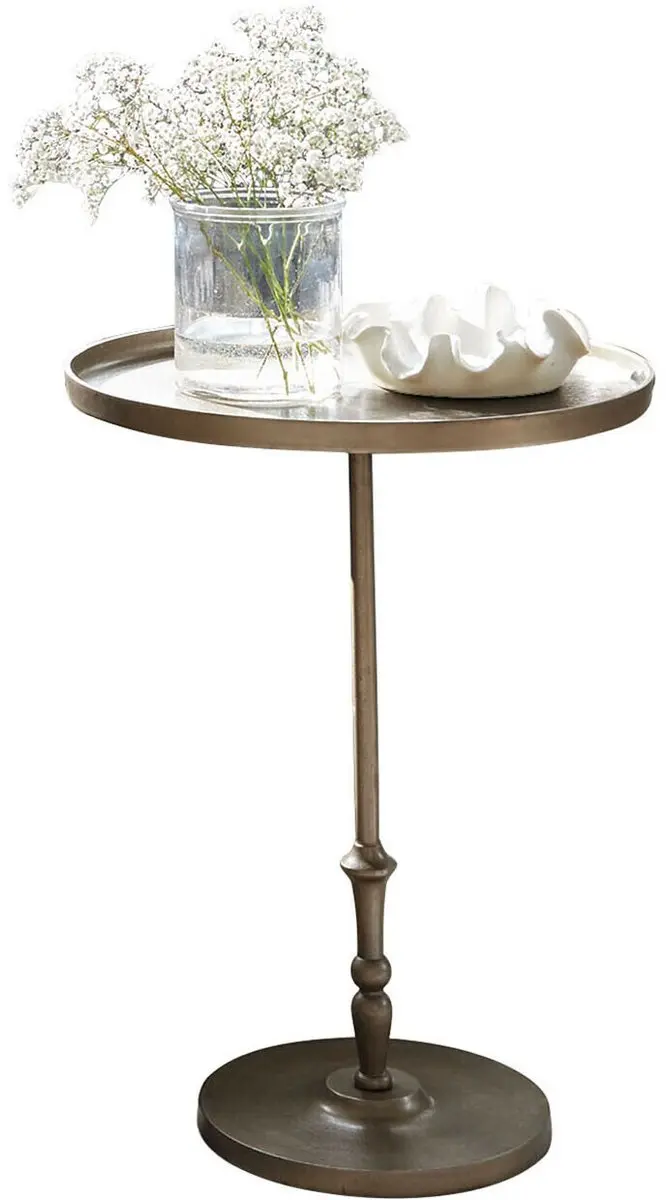 Loberon Lucerine Bijzettafeltje Ø50cm Antiekmessing