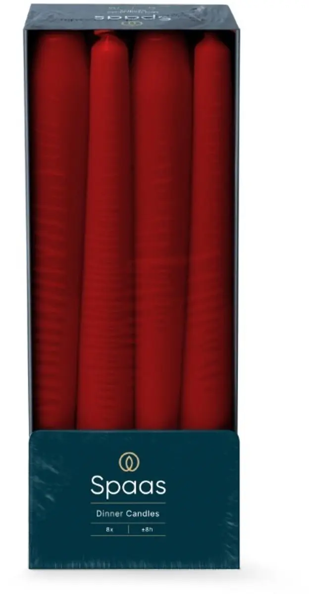 Spaas Dinerkaars 25cm Rood