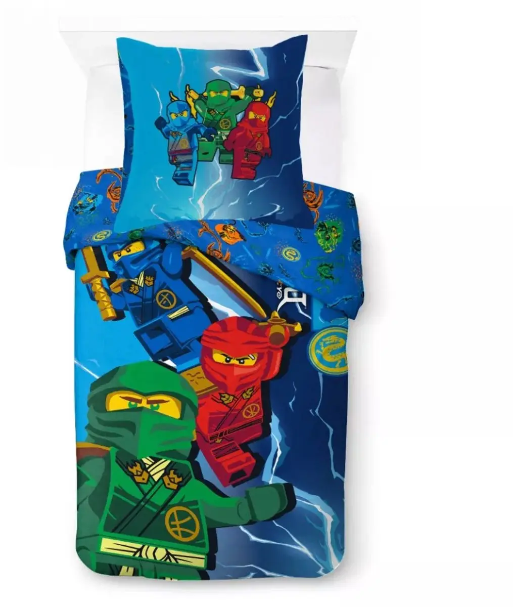 Lego dekbedovertrek Ninjago Dragon's Rising 100 x 135 cm