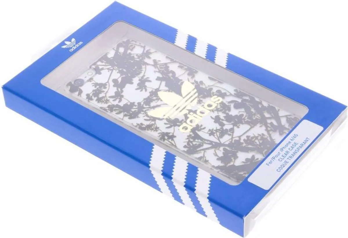 Adidas iPhone 6/6S Hoesje - Transparant/Zwart - afbeelding 4 van 4