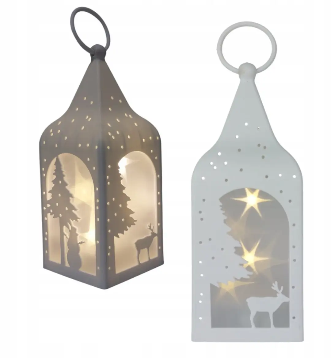 Decoratieve LED Lantaarn Wit