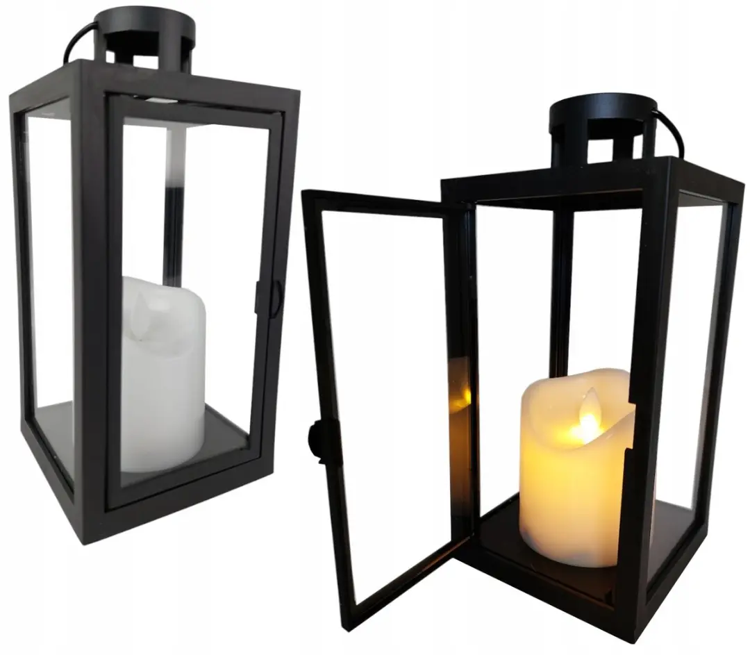 LED Lantaarn met Bewegende Vlam