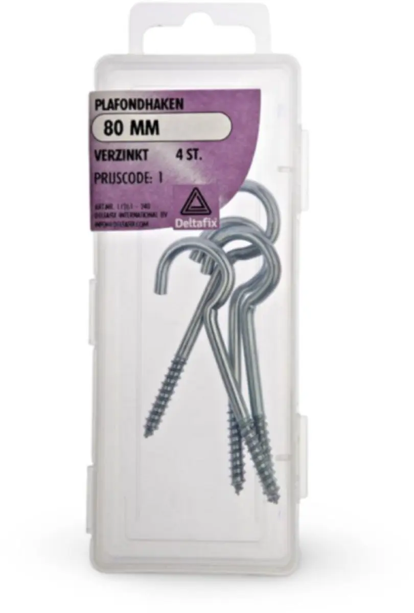 Deltafix Plafondhaak verzinkt 100mm - afbeelding 2 van 2