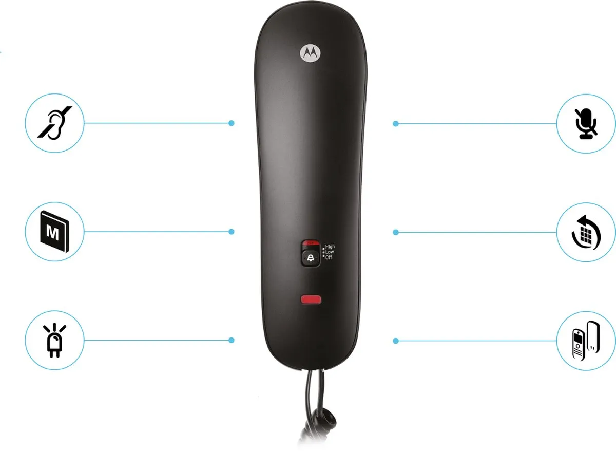 Motorola CT50 Telefoon - Zwart