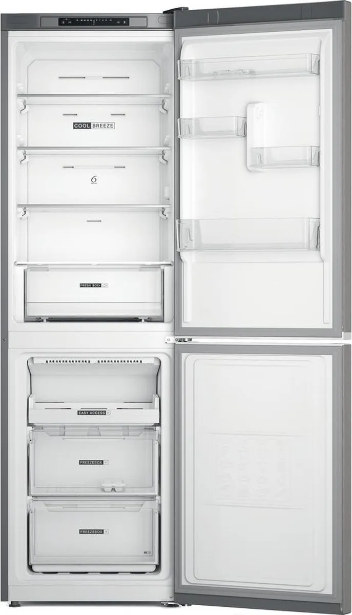 Whirlpool W7X 83A OX 1 Vrijstaand Koelkast - 335L Roestvrijstaal