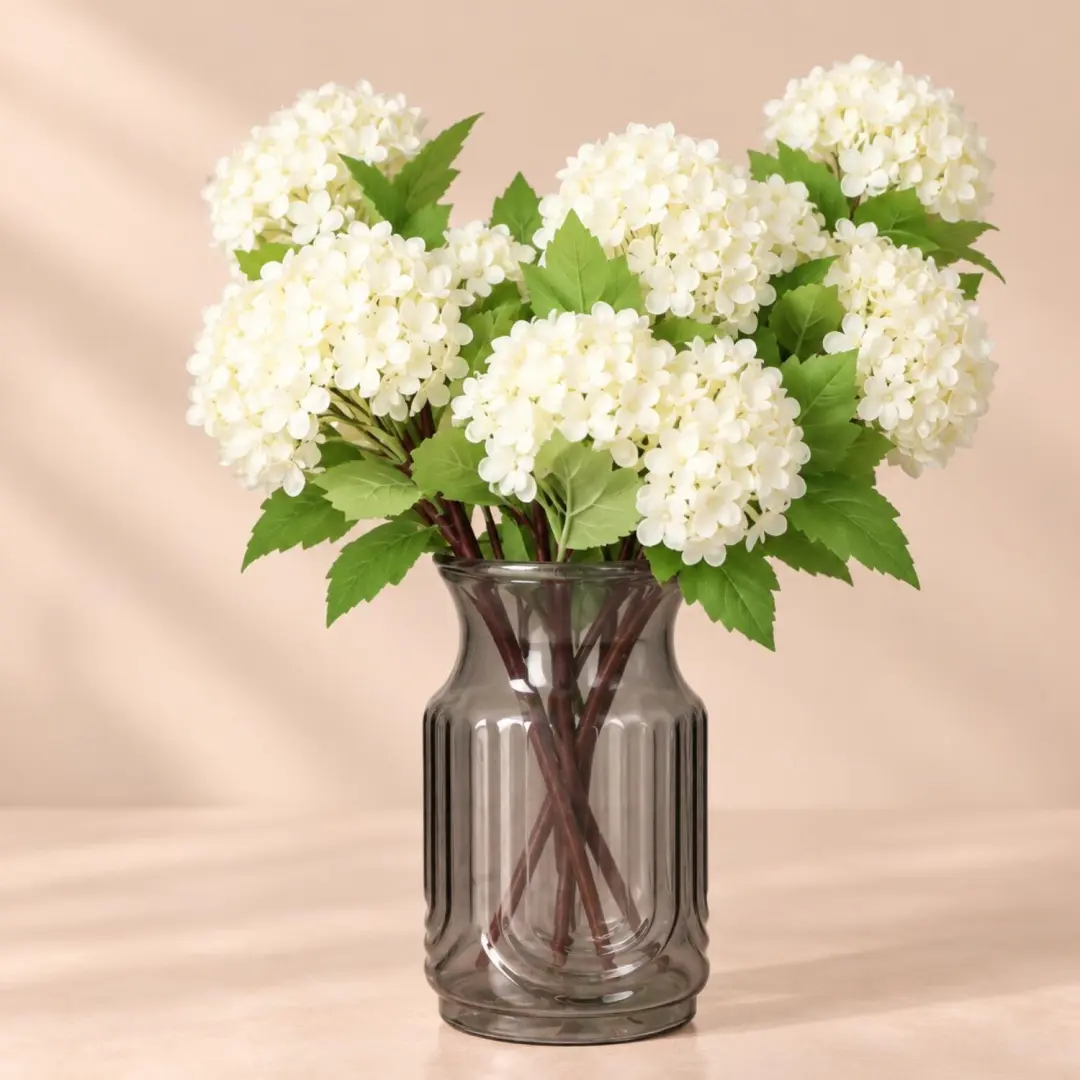 Bellatio Design Kunstbloem Viburnum / sneeuwbal