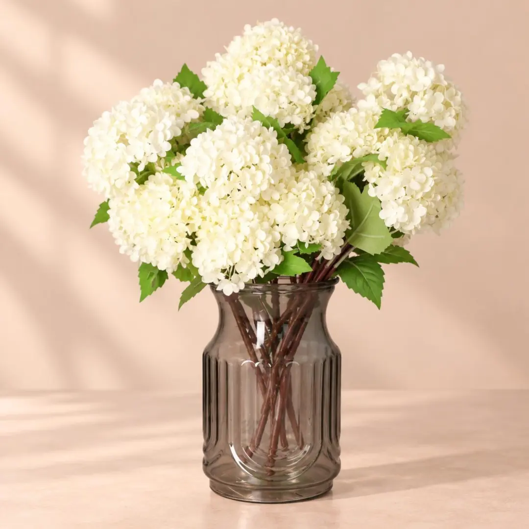 Bellatio Design Kunstbloem Viburnum / sneeuwbal