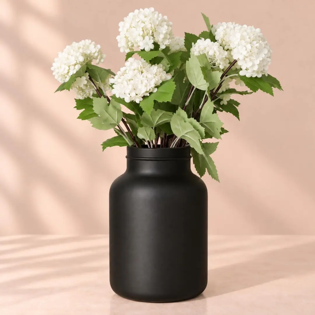 Bellatio Design Kunstbloem Viburnum / sneeuwbal Roseum
