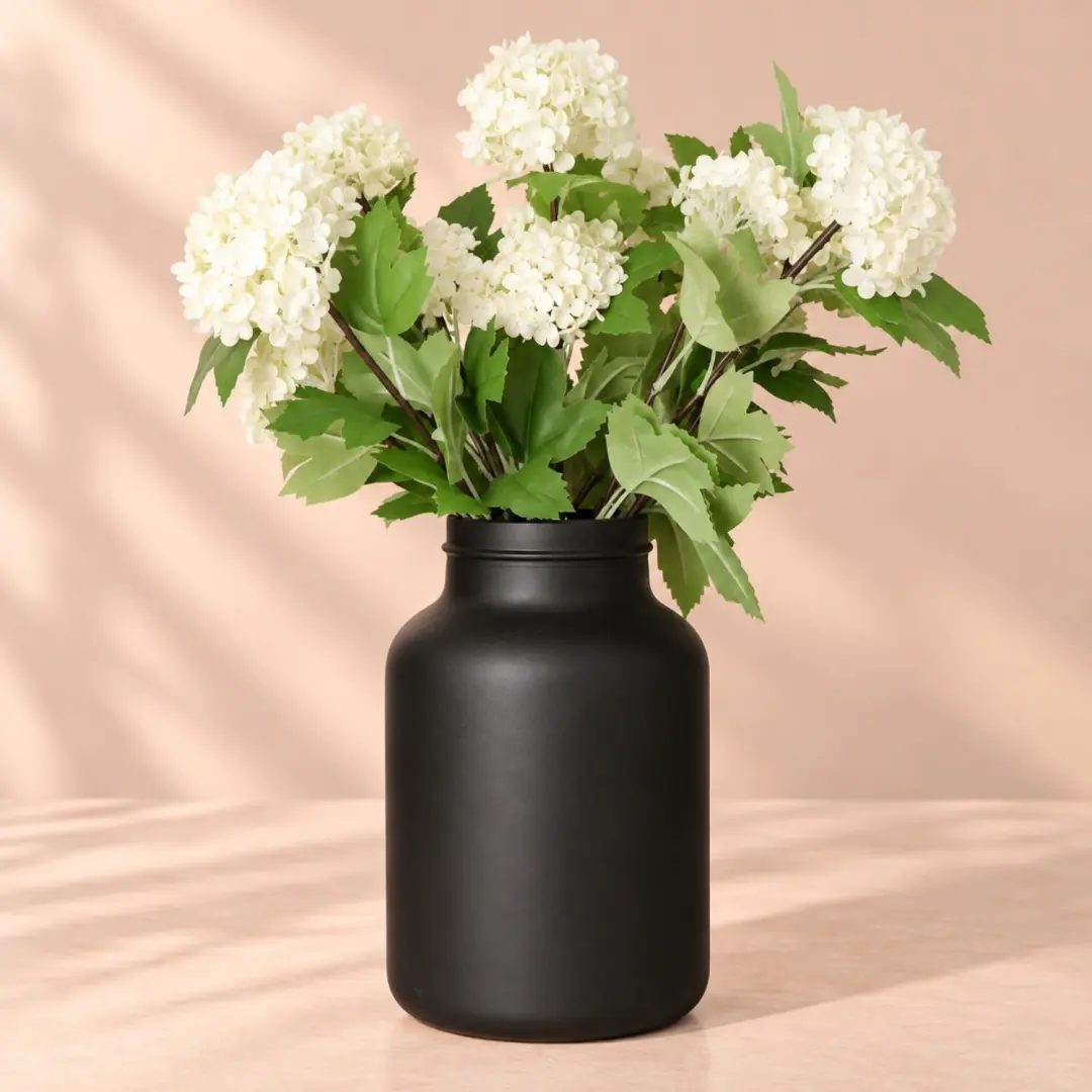 Bellatio Design Kunstbloem Viburnum / sneeuwbal Roseum