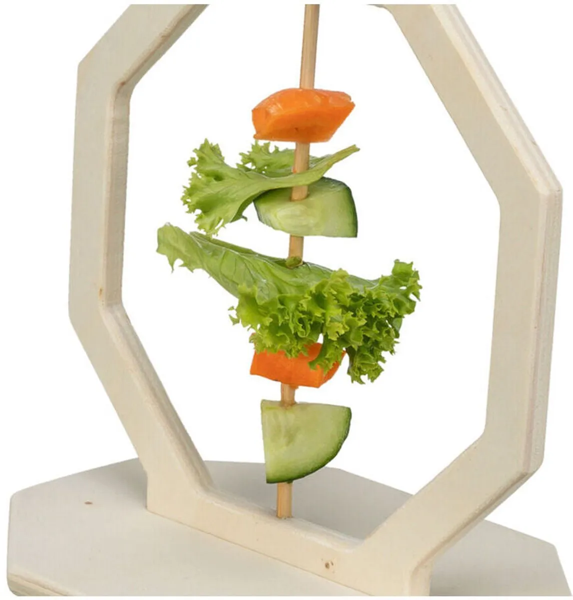 Trixie Voerring Onbehandeld Hout 17x17x12cm - afbeelding 6 van 6