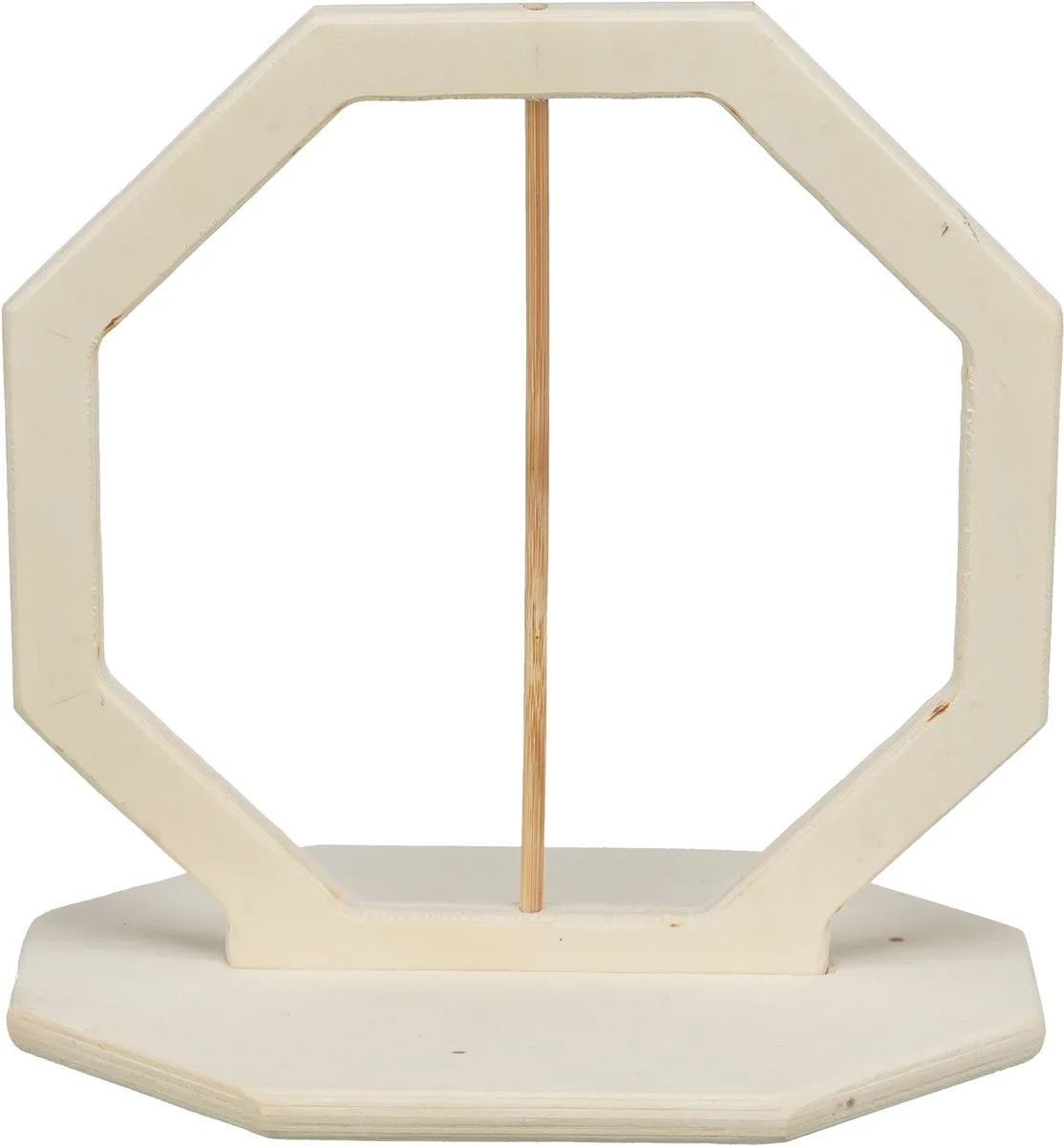 TRIXIE VOERRING ONBEHANDELD HOUT 17X17X12 CM