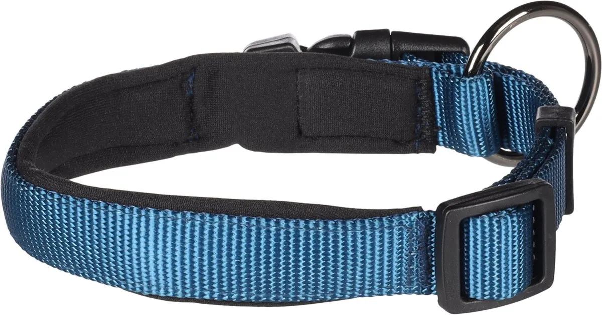 Flamingo Abbi Hond Halsband - Donkerblauw XS 35-40cm