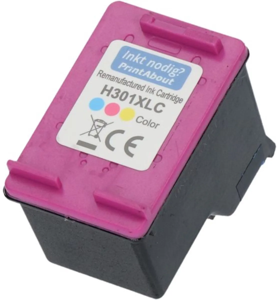 PrintAbout HP 301XL CH564EE Inktcartridge 3-kleuren - 15ml