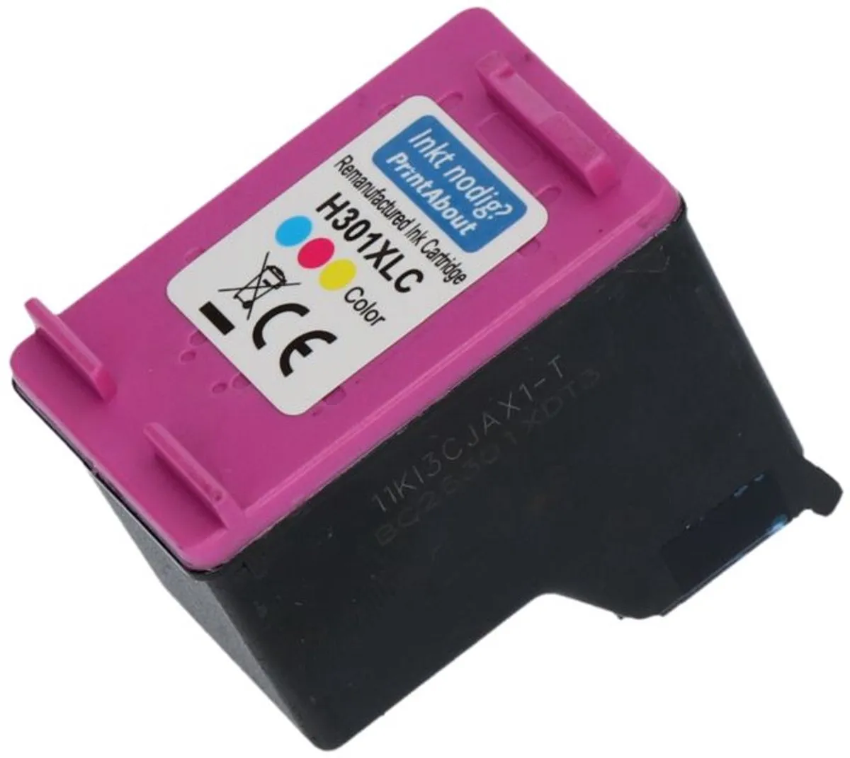 PrintAbout HP 301XL CH564EE Inktcartridge 3-kleuren - 15ml
