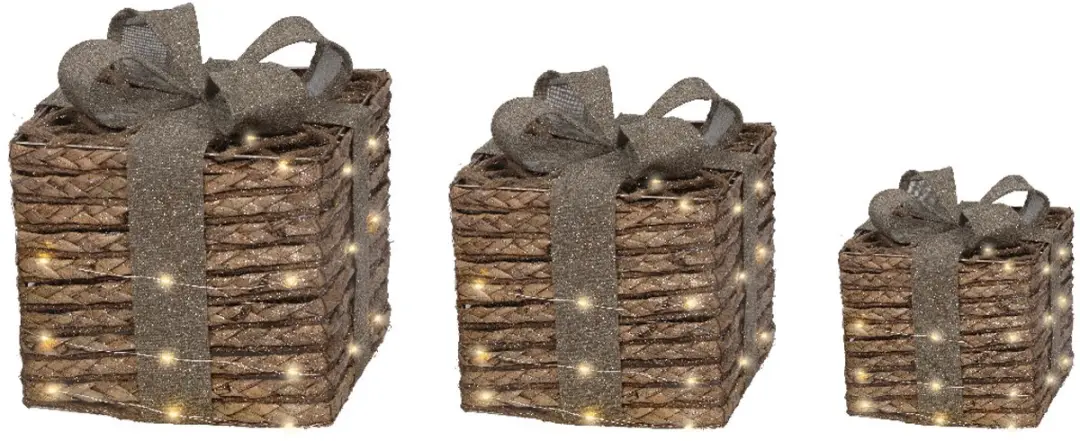 Lumineo Warm Wit Micro-LED Cadeauset 3 Stuks