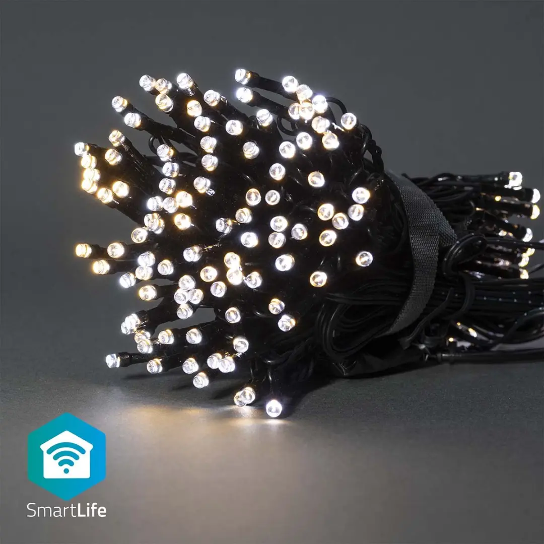 Nedis SmartLife Kerstverlichting Koord Wi-Fi 200 LED 20m