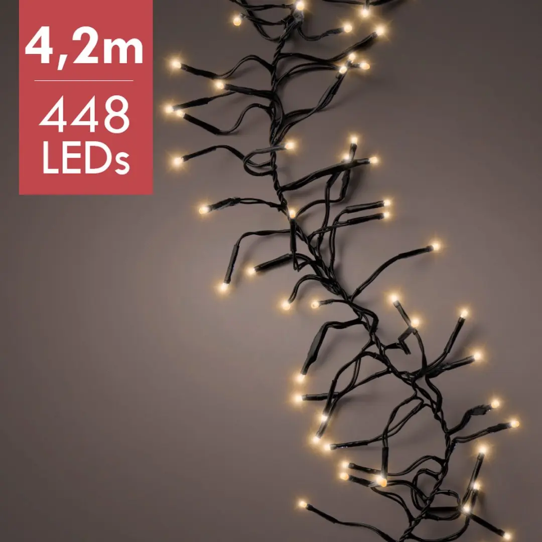 Lumineo Cluster Kerstboomverlichting 4.2m
