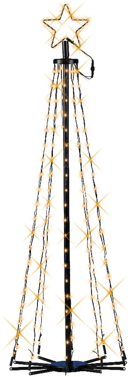 Lumineo Led Kerstboom 120cm - Klassiek Warm Wit - afbeelding 2 van 6