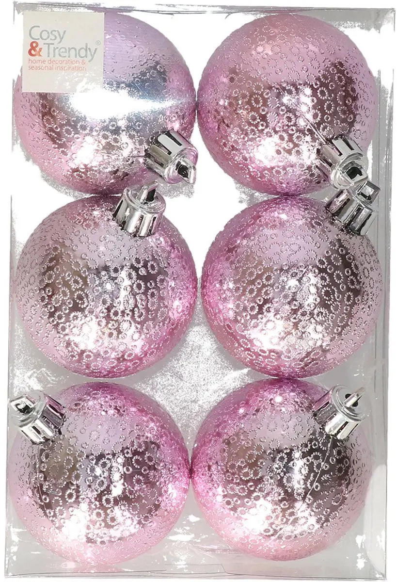 Cosy & Trendy cirkel motief kerstballen